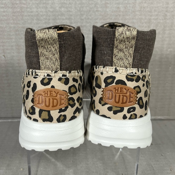 Hey Dude NEW Women's Denny Crafted Leopard Slip-on Boots SZ 10 - Picture 6 of 9